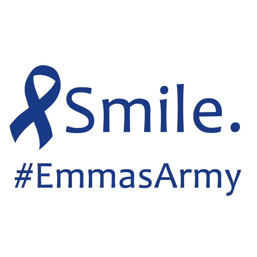 The logo for Emma's Army, a charity organization for a young girl with a rare form of cancer