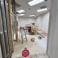 The renovation process of Studio A
